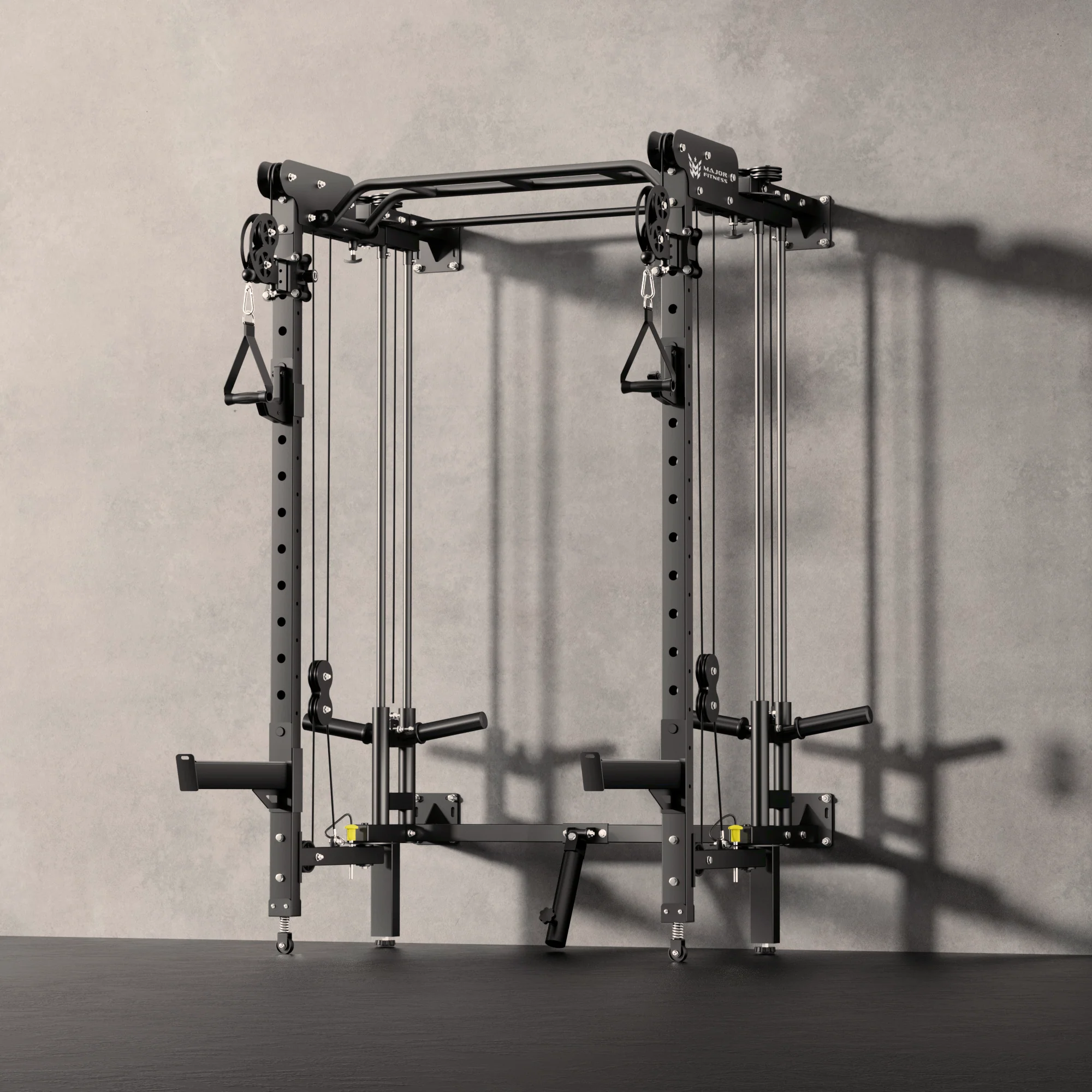 Major Fitness F35 All-In-One Home Gym Wall-Mount Folding Power Rack - Image 4