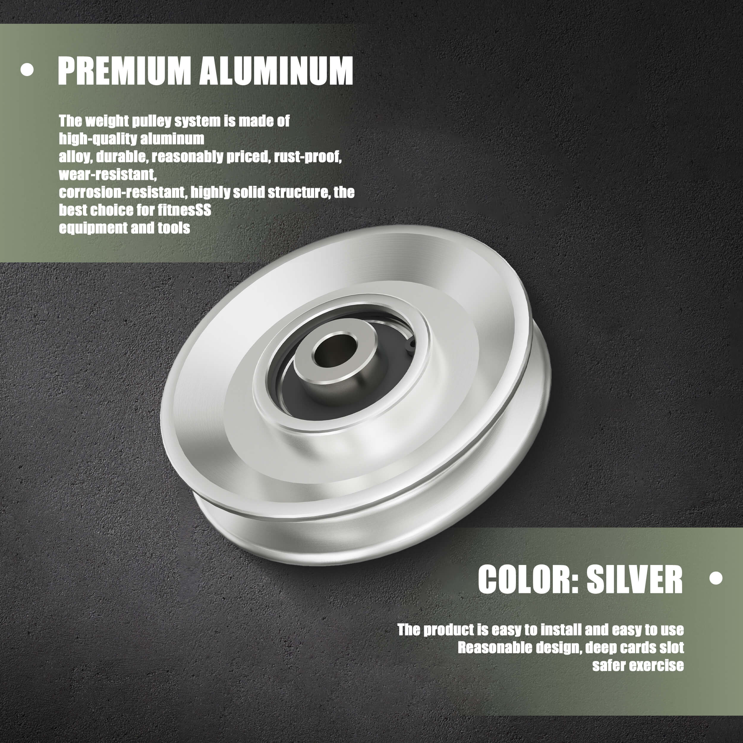 Major Fitness Rack Attachment Aluminum Pulley Set - Image 9