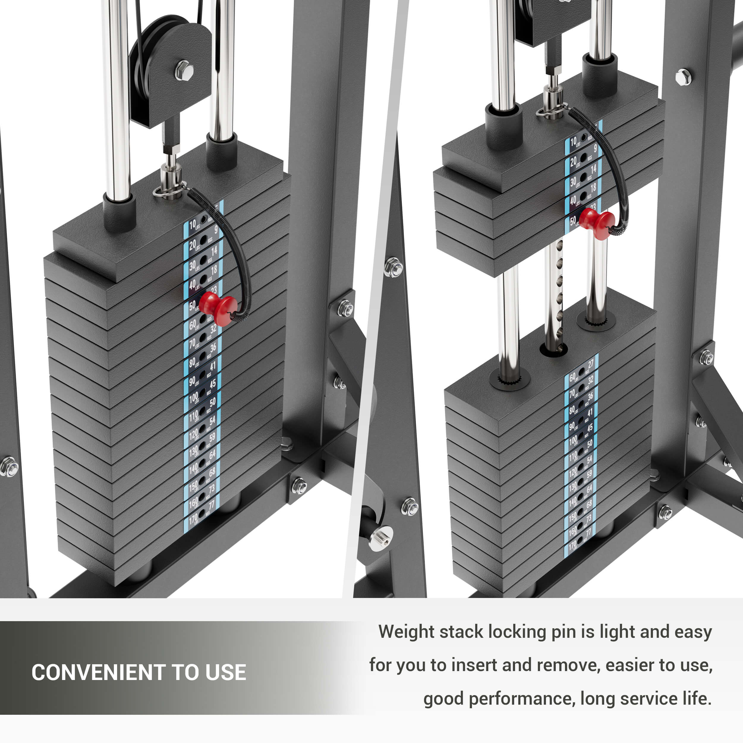 Major Fitness Weight Stack Set - Image 5