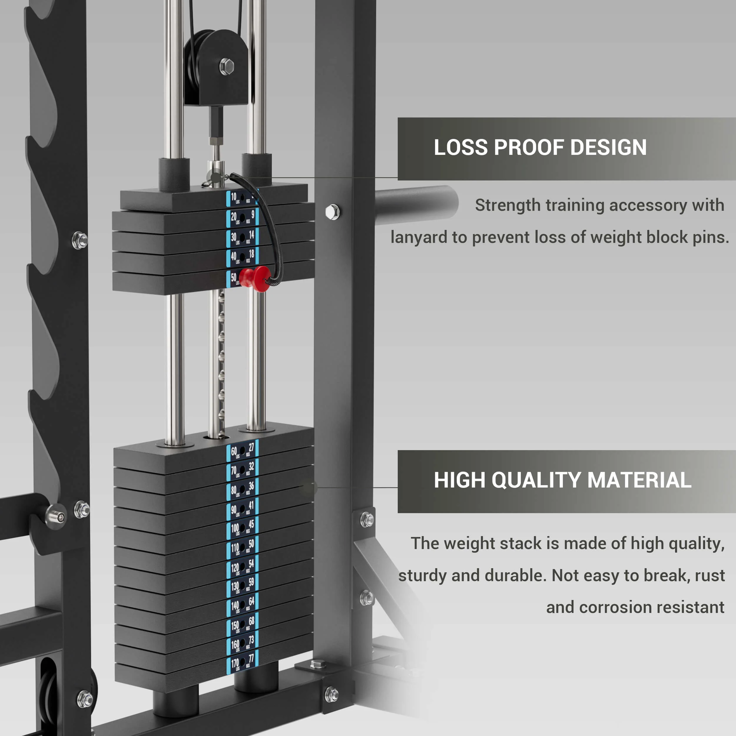 Major Fitness Weight Stack Set - Image 8